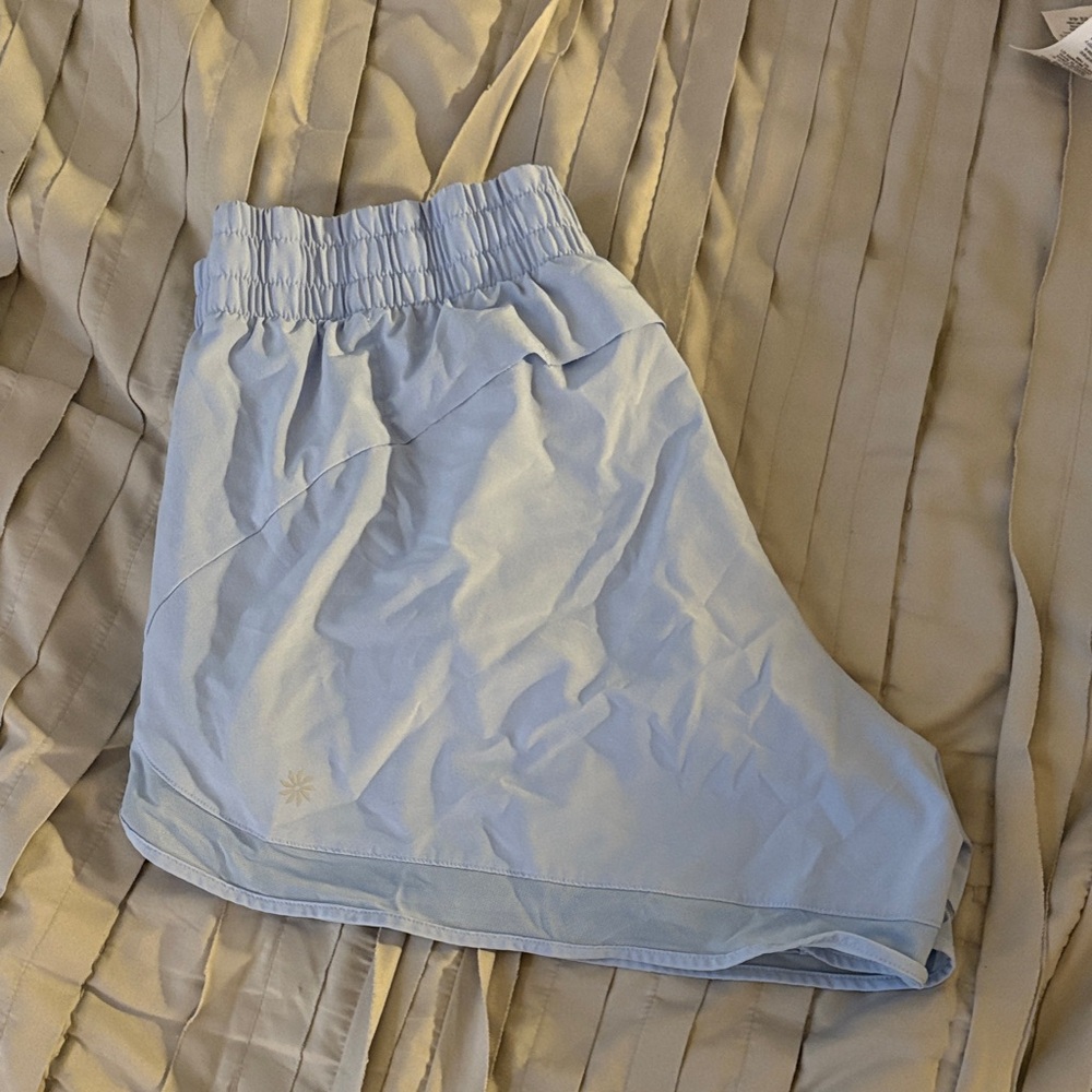ATHLETA running shorts light blue M